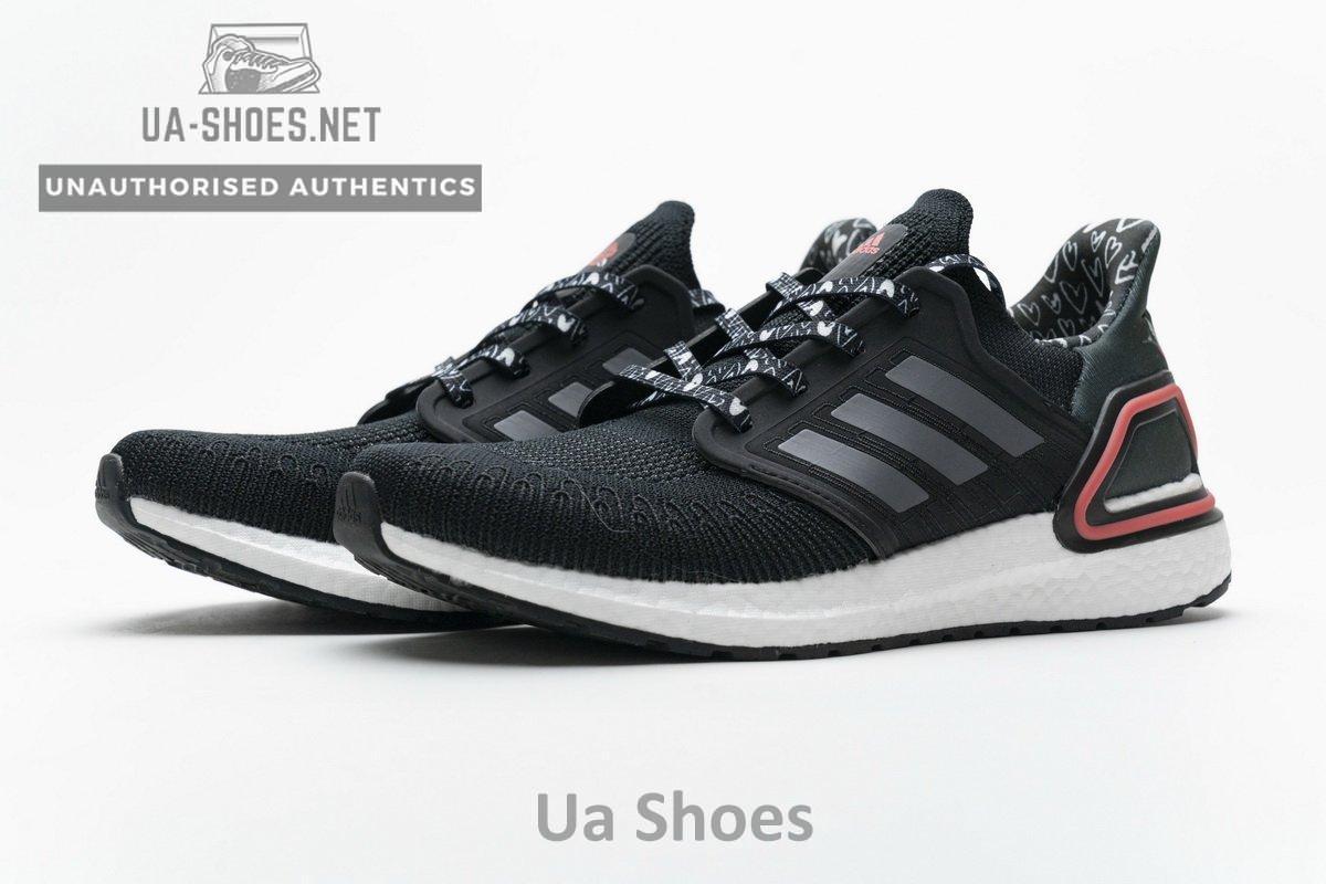 FX8895 adidas Ultra BOOST 20 Black White Red - Image 6
