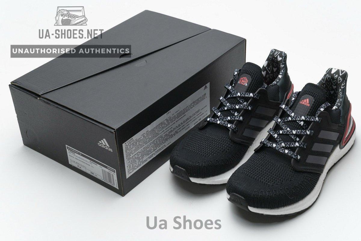 FX8895 adidas Ultra BOOST 20 Black White Red - Image 2