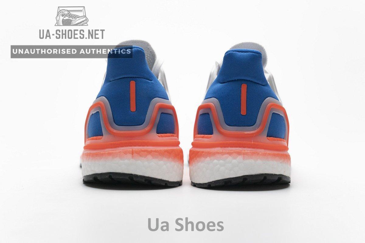 FY3453 adidas Ultra BOOST 20 White Blue - Image 7