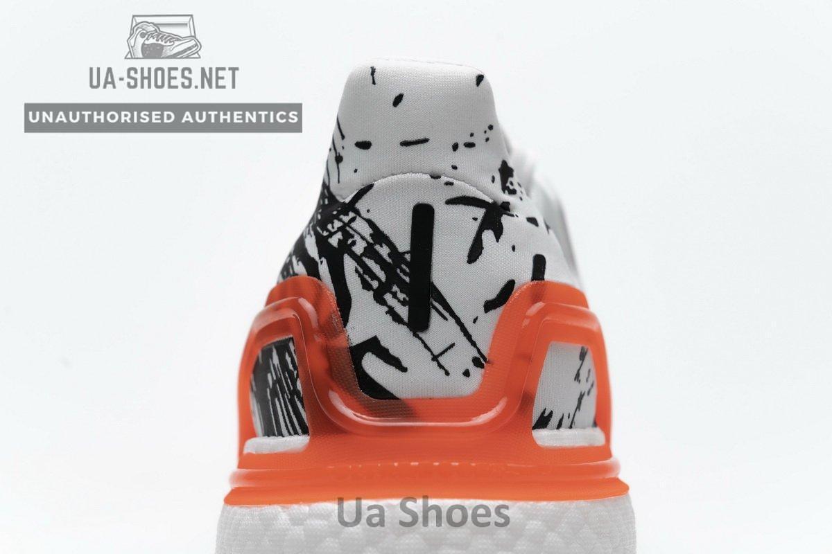 EG0699 adidas Ultra BOOST 20 Splatter White Black - Image 4