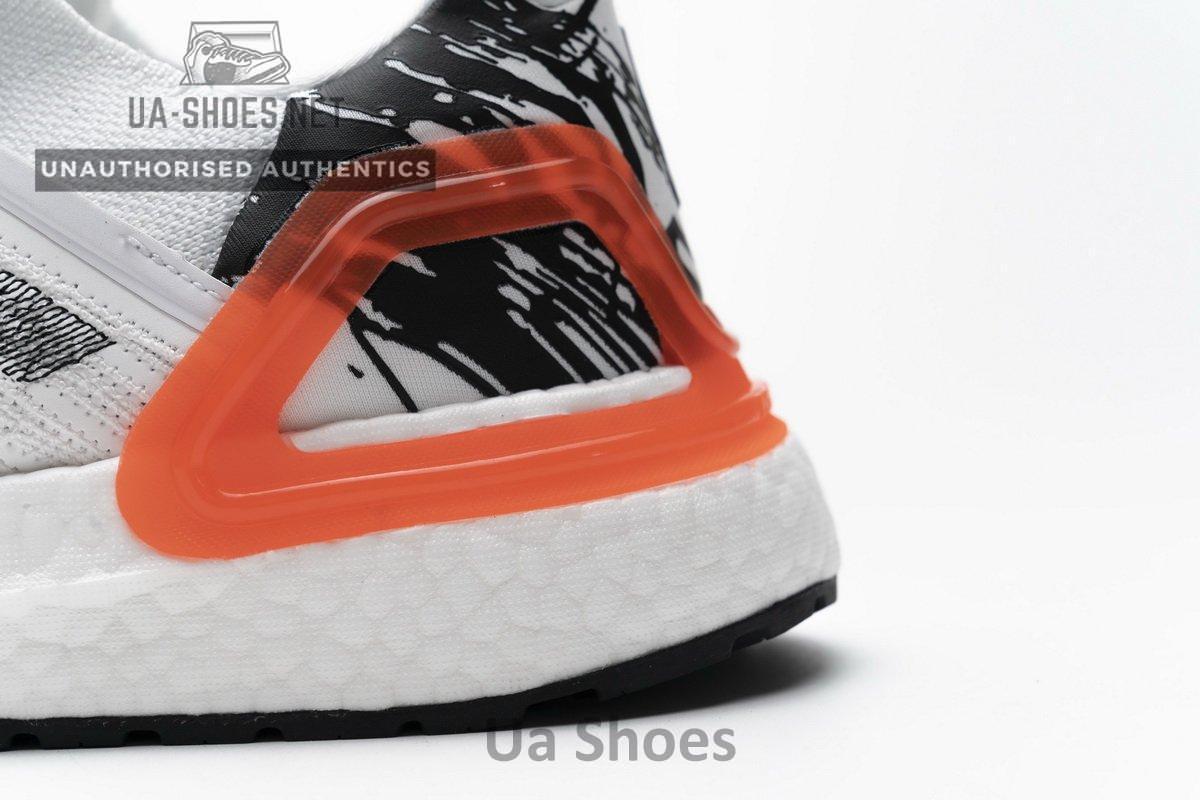 EG0699 adidas Ultra BOOST 20 Splatter White Black - Image 8