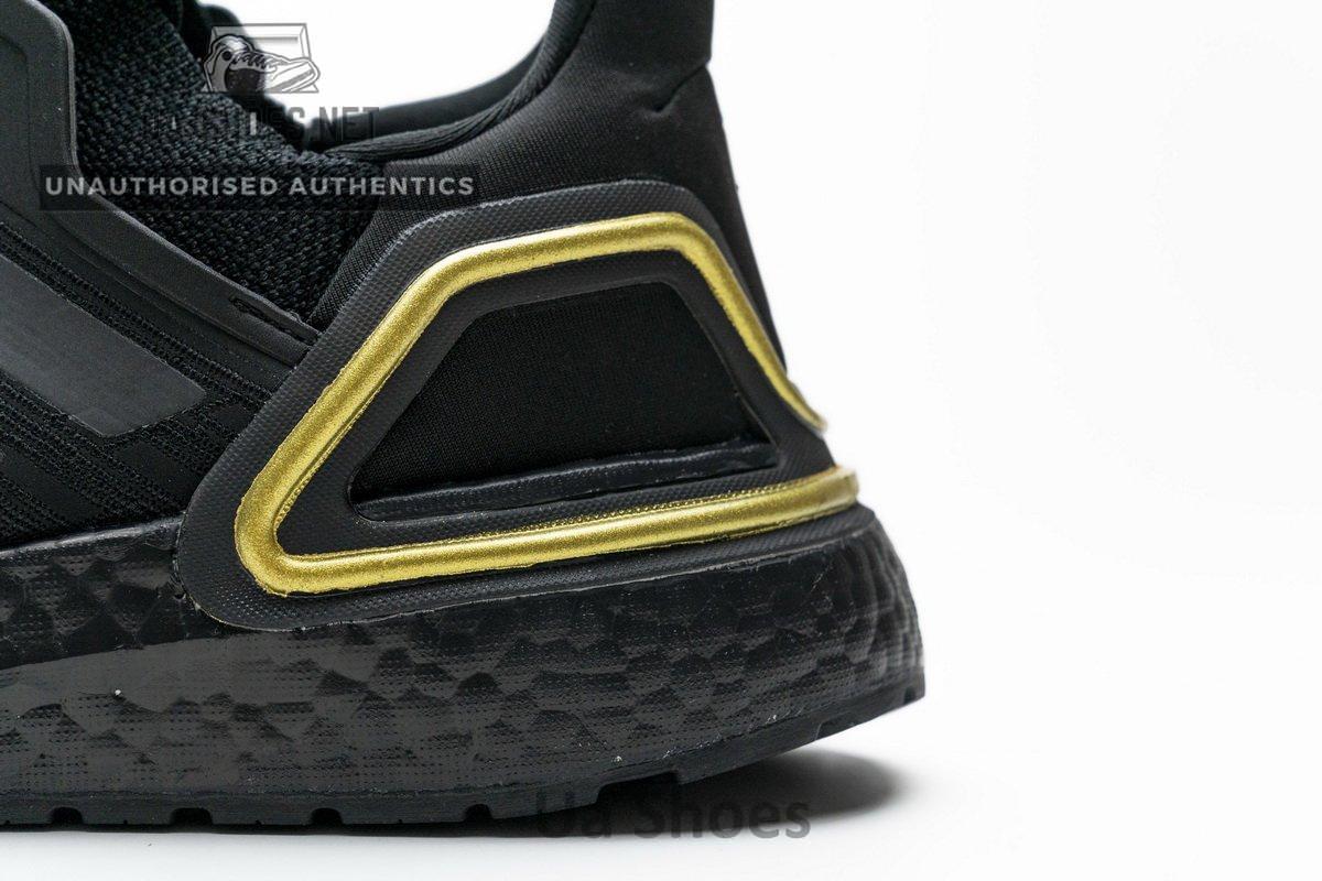 EG0754 adidas Ultra BOOST 20 CONSORTIUM Black Gold Real Boost - Image 4