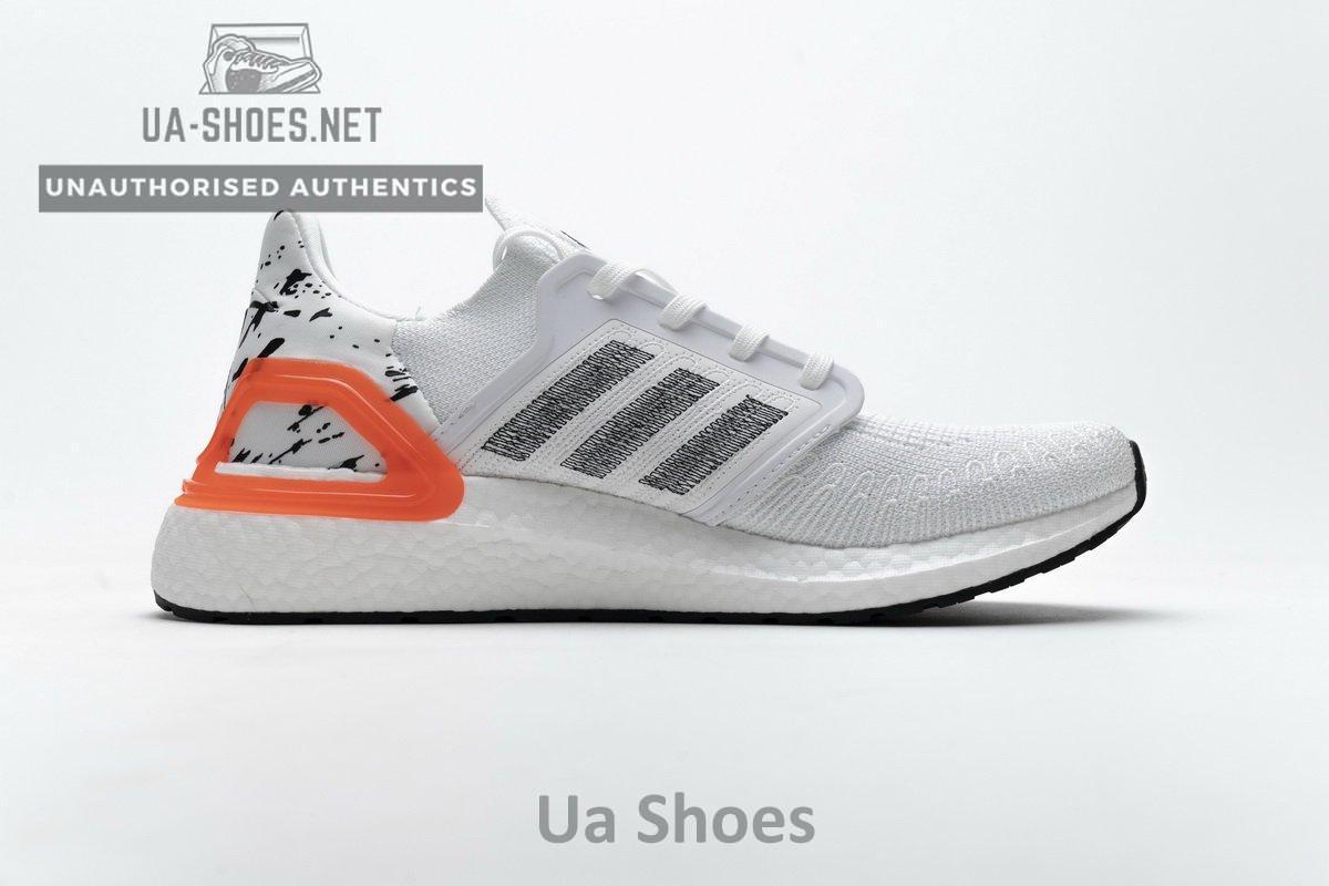 EG0699 adidas Ultra BOOST 20 Splatter White Black - Image 14