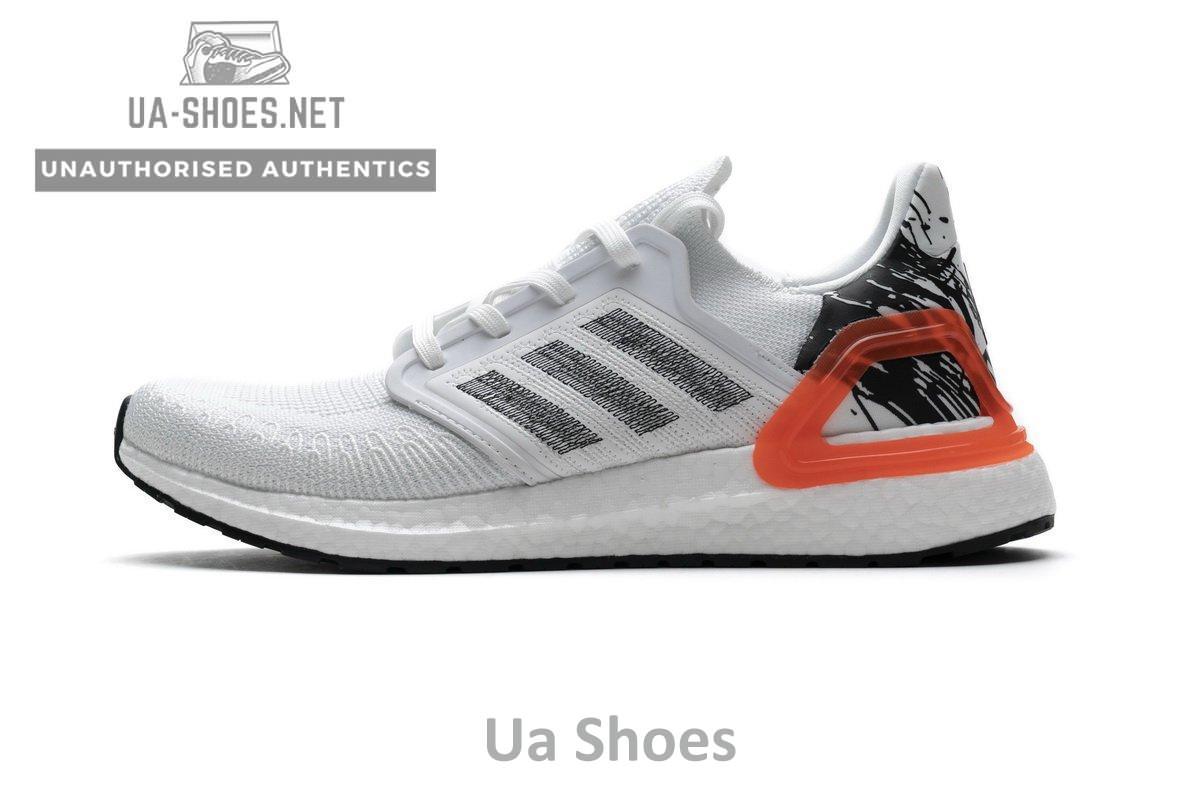 EG0699 adidas Ultra BOOST 20 Splatter White Black - Image 15