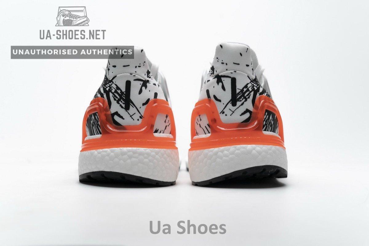 EG0699 adidas Ultra BOOST 20 Splatter White Black - Image 7