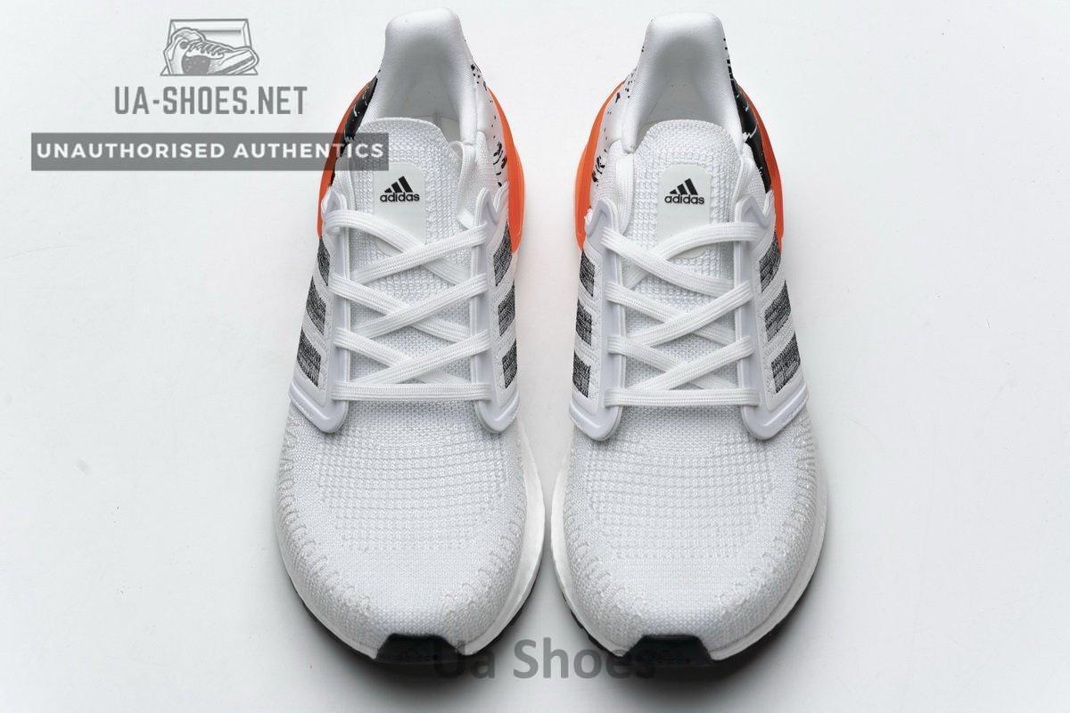 EG0699 adidas Ultra BOOST 20 Splatter White Black - Image 5
