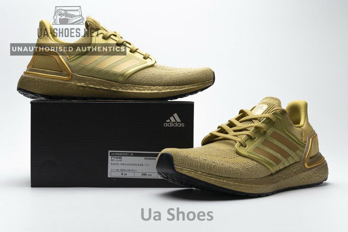 FY3448 Adidas Ultra BOOST 20 CONSORTIUM Gold - Image 3