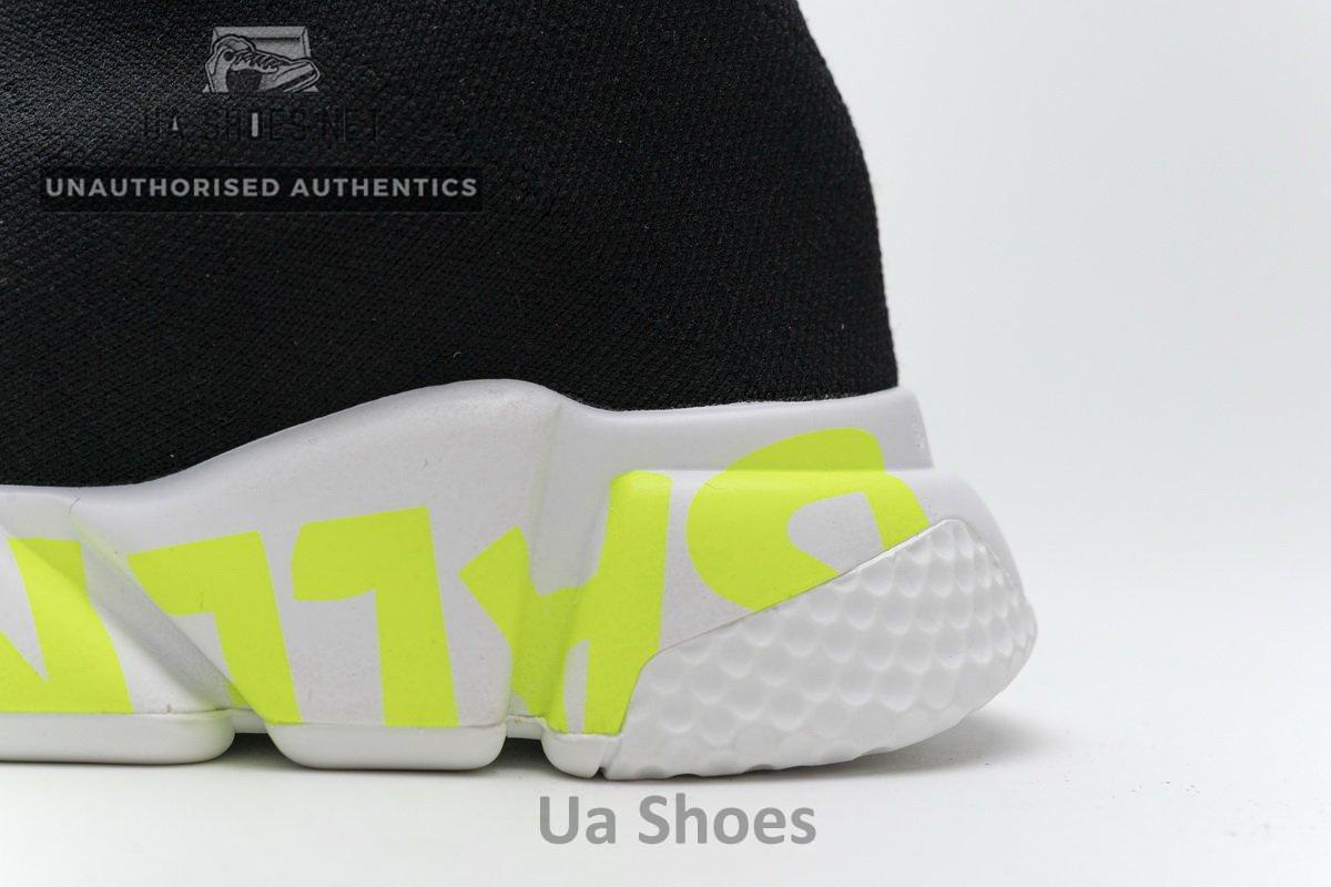 Balenciaga Stretch Mesh High Top Sneaker Black White - Image 10