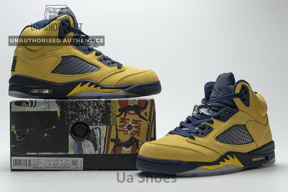 CQ9541-704 Air Jordan 5 Retro SE "Michigan" - Image 2