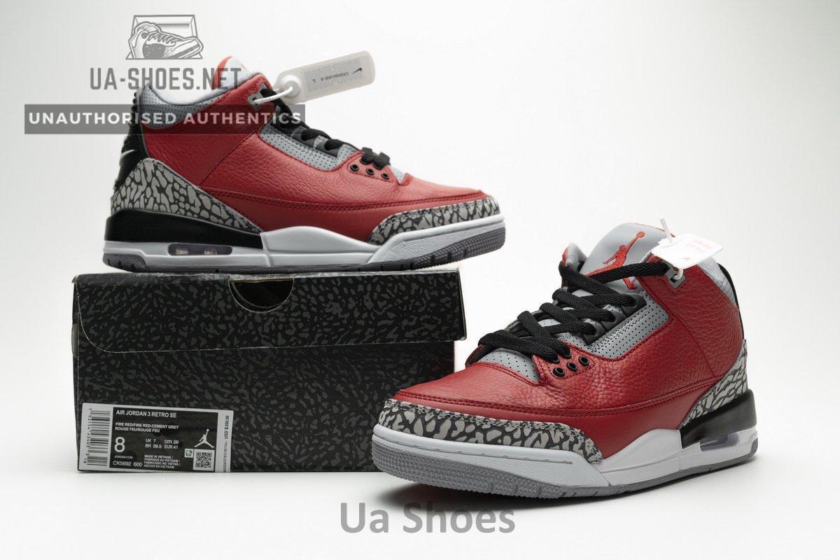 CK5692-600 Air Jordan 3 SE “Red Cement” - Image 3