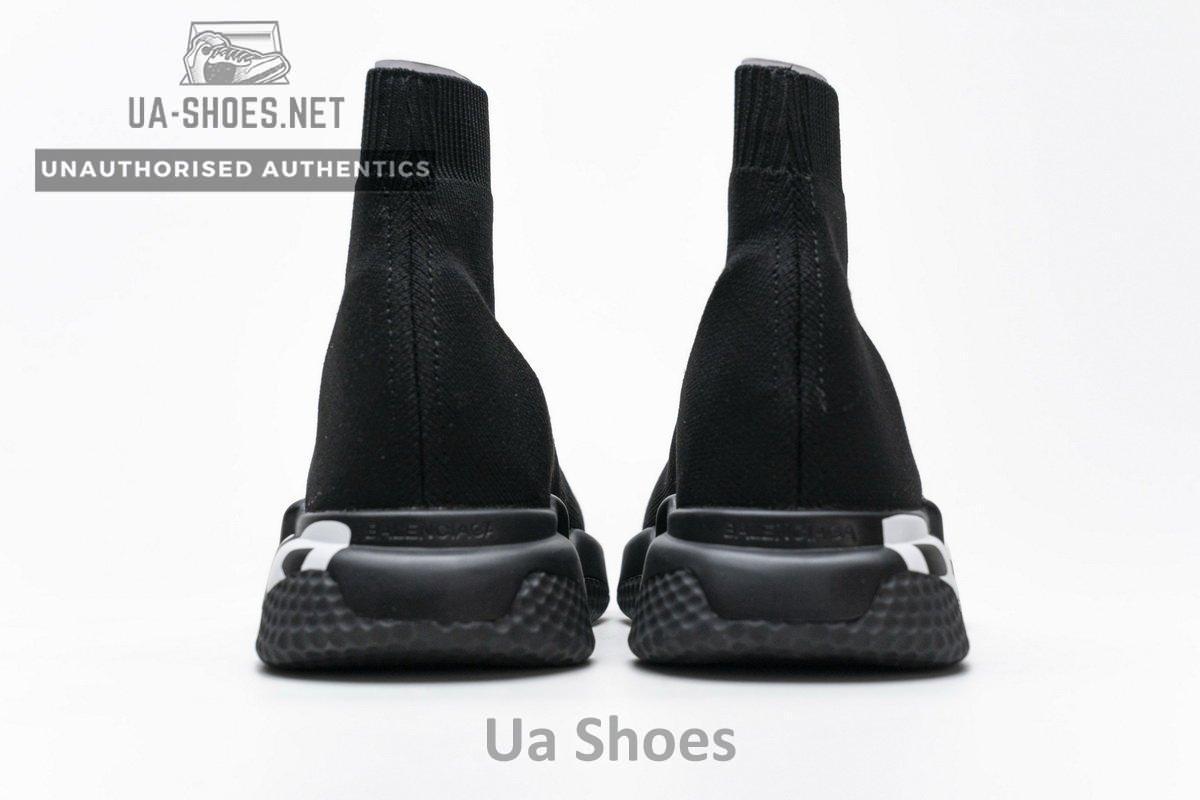 Balenciaga Stretch Mesh High Top Sneaker All Black - Image 7