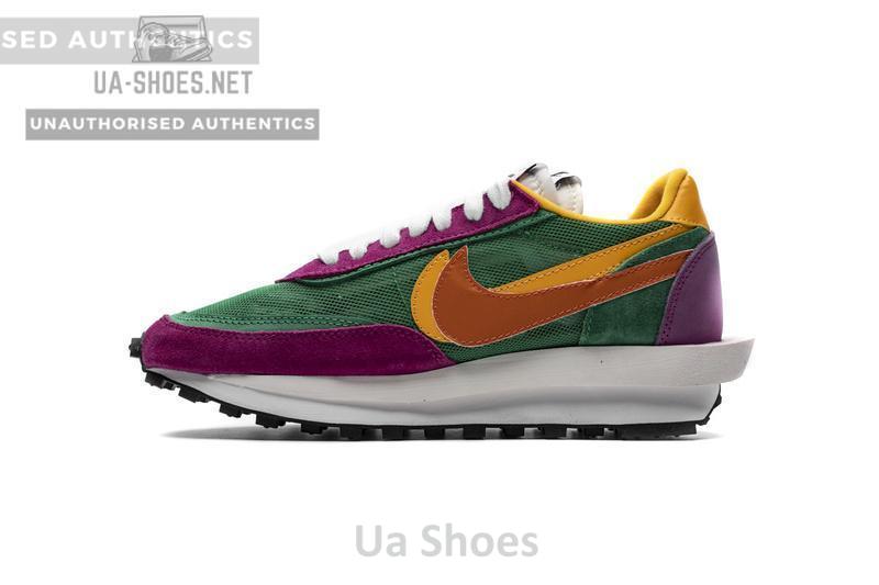 Sacai x Nike LDWaffle GreenPinkOrange BV0073-301