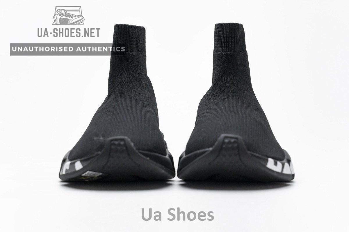 Balenciaga Stretch Mesh High Top Sneaker All Black - Image 5