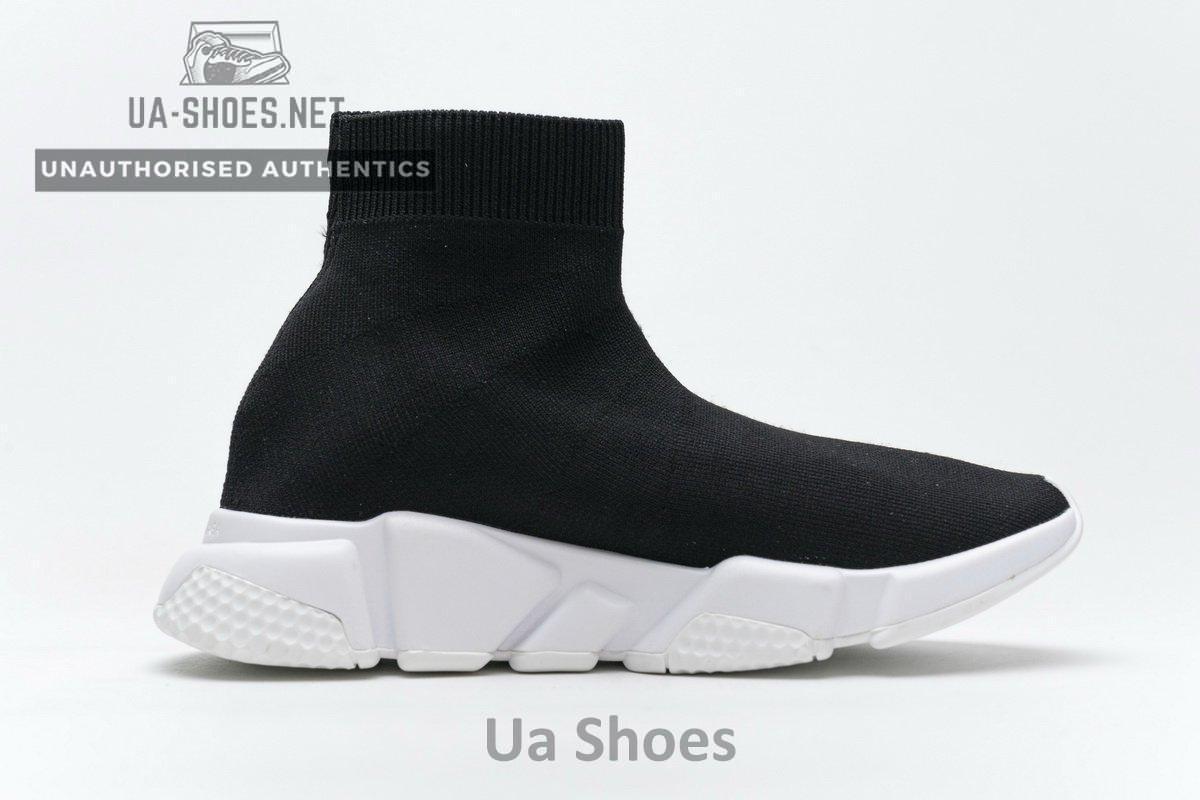 Balenciaga Stretch Mesh High Top Sneaker Black White - Image 14
