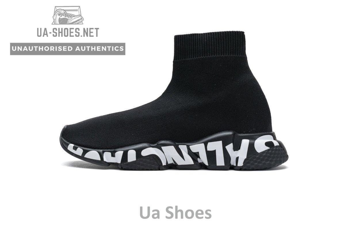 Balenciaga Stretch Mesh High Top Sneaker All Black