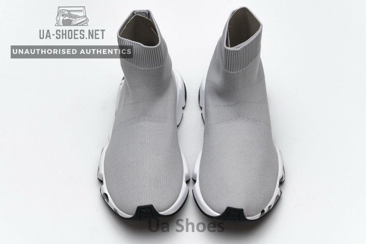 Balenciaga Stretch Mesh High Top Sneaker Grey - Image 4