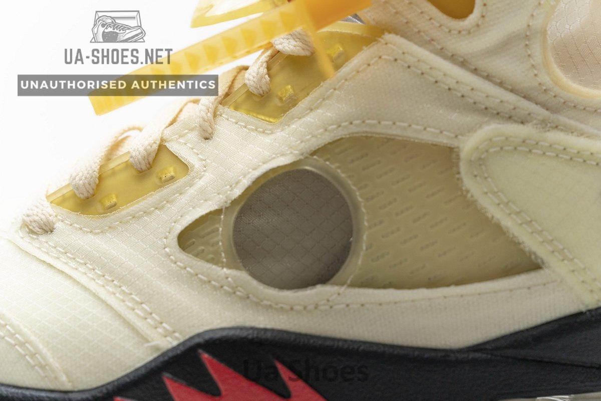 DH8565-100 OFF White x Air Jordan 5 Retro SP Sail - Image 11