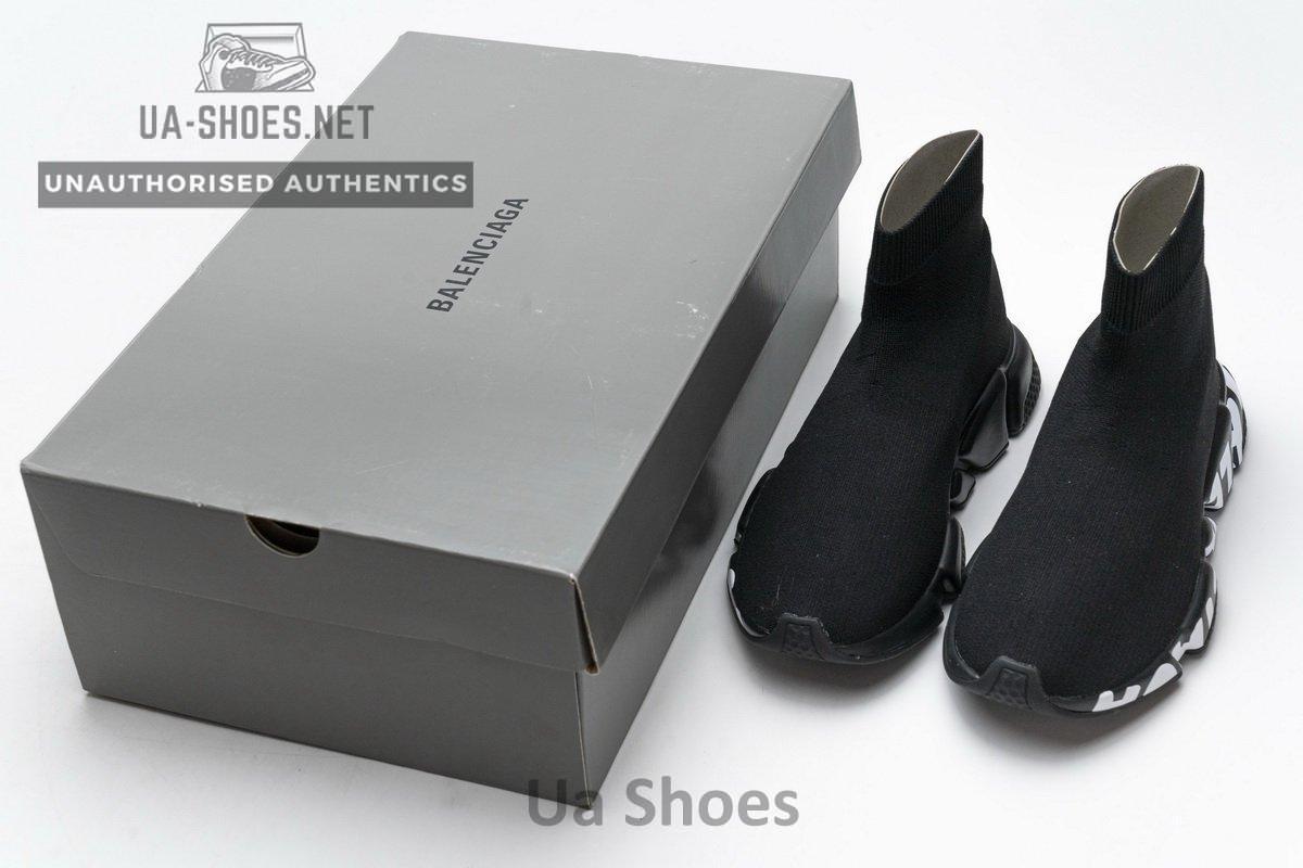 Balenciaga Stretch Mesh High Top Sneaker All Black - Image 3