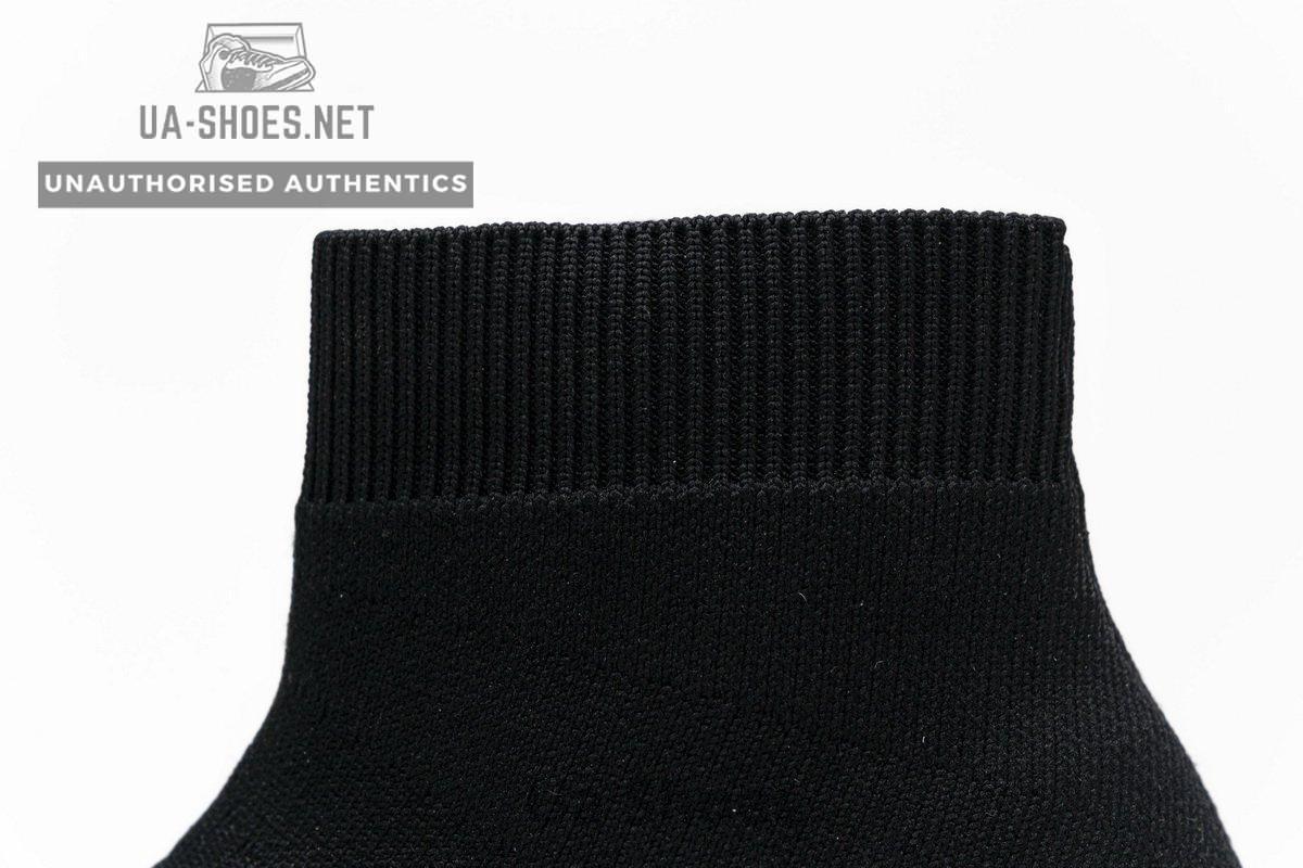 Balenciaga Stretch Mesh High Top Sneaker All Black - Image 9