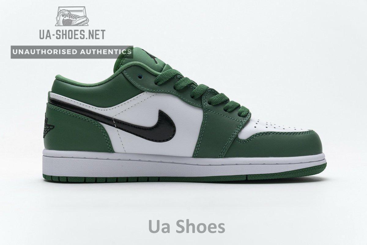 553558-301 Air Jordan 1 Low Pine Green - Image 10
