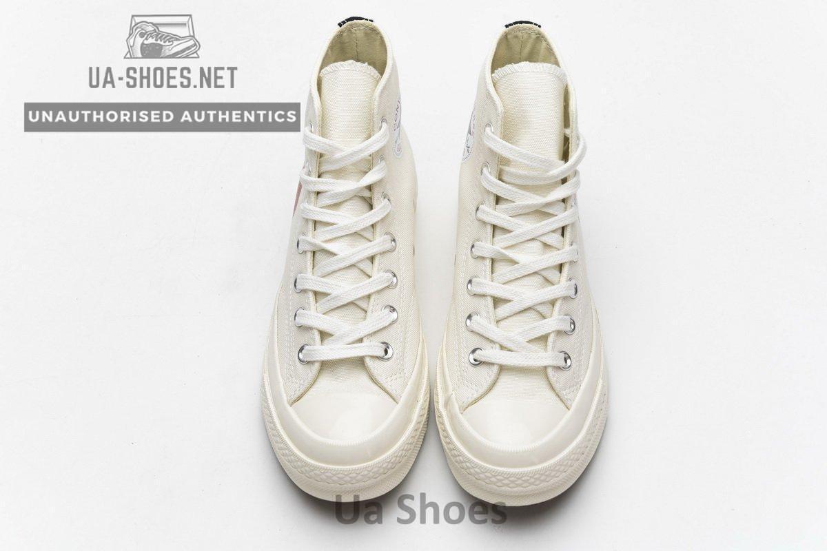 150205C CDG Play x Converse Chuck Taylor All Star 70 High Top - Image 5