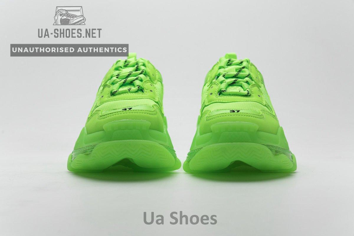 544351 W09O1 3802 Balenciaga Triple S Fluorescent Green - Image 5