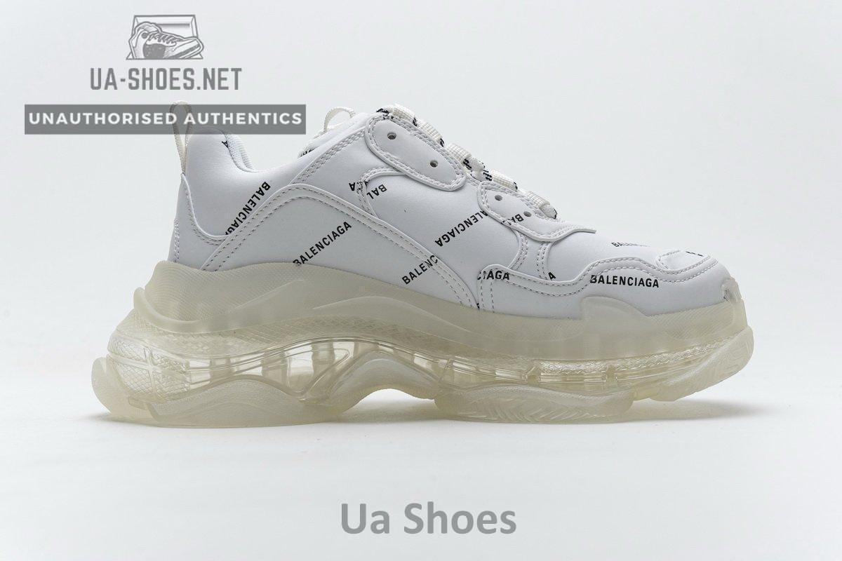 524039 W09E1 2021 Balenciaga Triple S Letter White - Image 3
