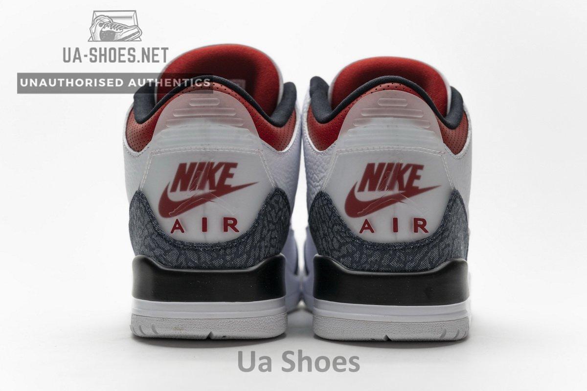 CZ6431-100 Air Jordan 3 Retro Fire Red Denim - Image 7