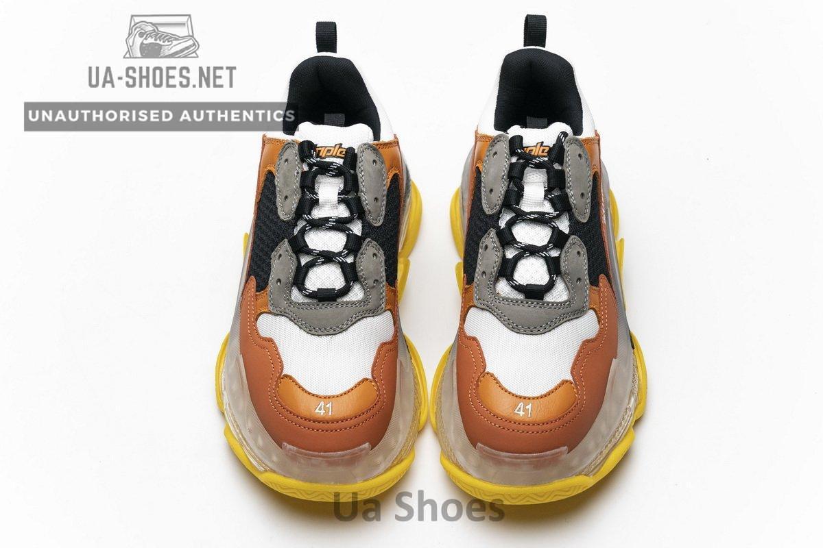 541624 W09E1 1766 Balenciaga Triple S Black Orange - Image 7