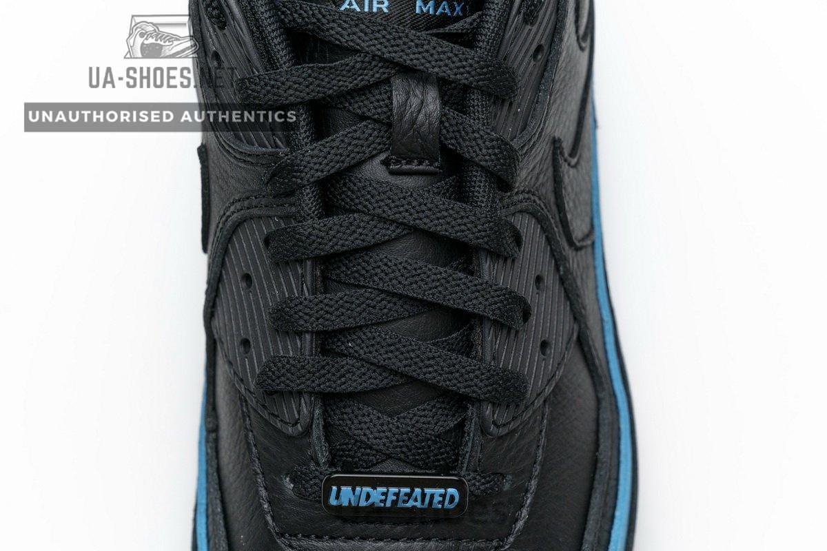 CJ7197-002 Undefeated x Nike Air Max 90 Black Blue Fury - Image 10