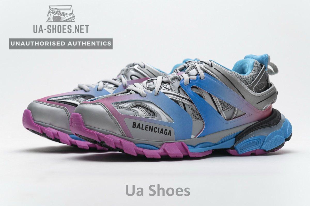 542436 W1GC1 4051 Balenciaga Tess S.Blue Pink Silver - Image 6