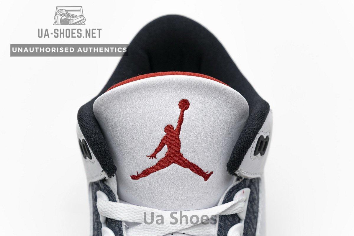 CZ6431-100 Air Jordan 3 Retro Fire Red Denim - Image 8