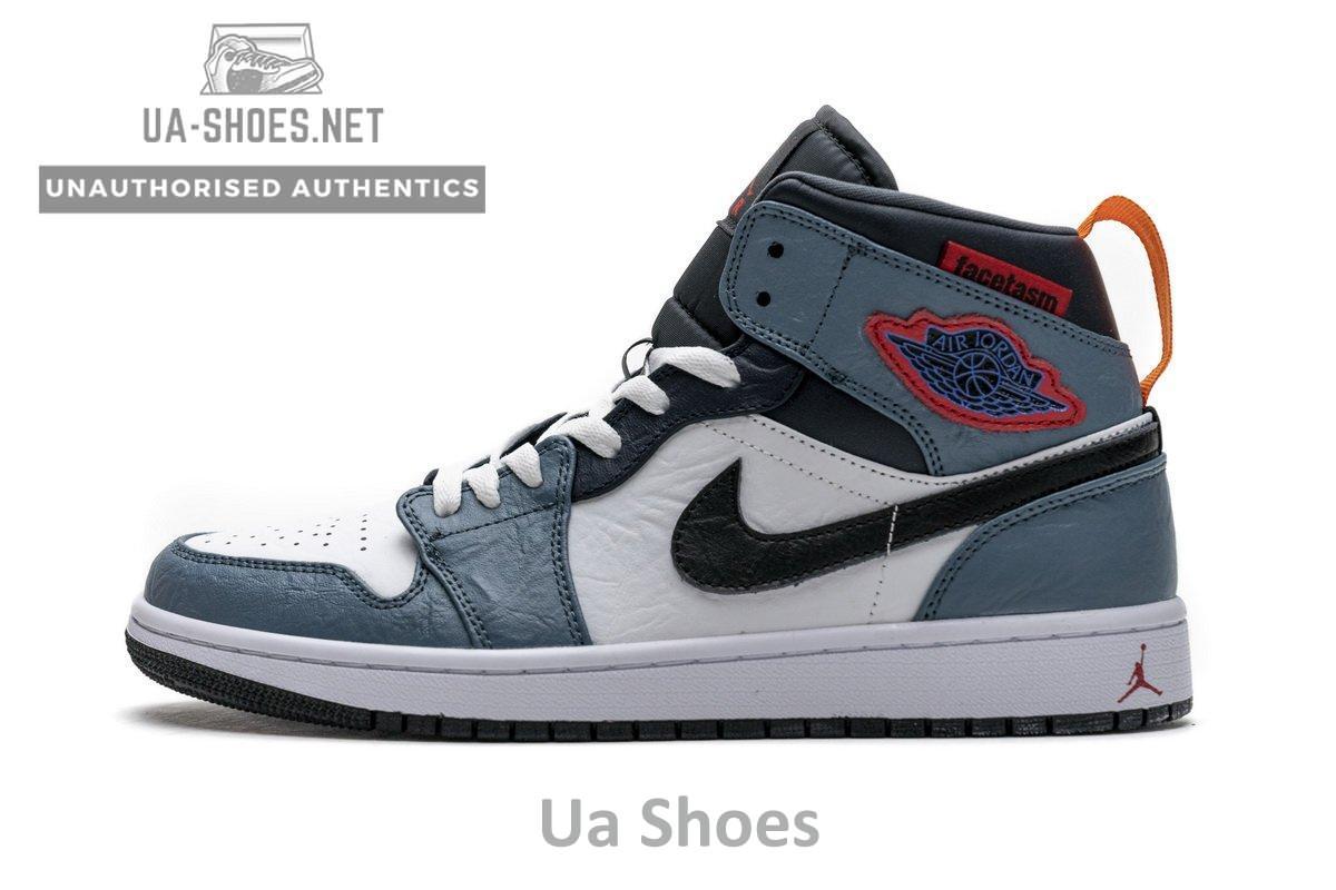 CU2802-100 Air Jordan 1 Mid Facetasm Blue Teal