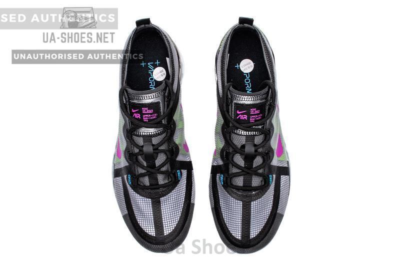 Nike VaporMax 2019 Black Active Fuchsia AT6810-001 - Image 4