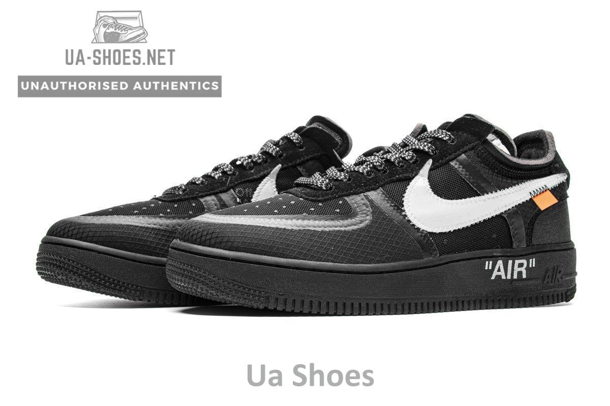 AO4606-001 OFF White X Air Force 1 Low Black - Image 6