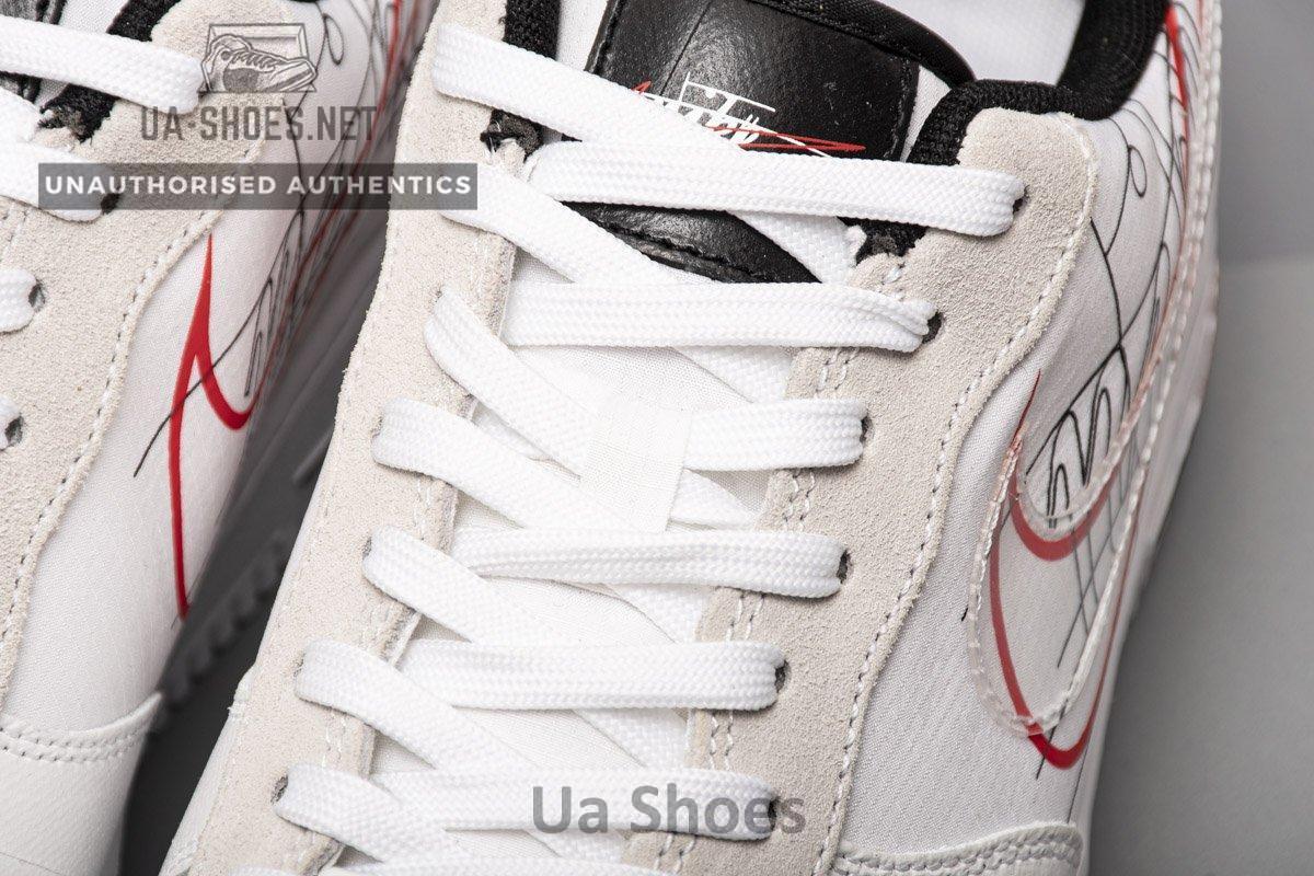 CK9257-100 Nike Air Force 1 '07 LV8 White Black Pure Platinum - Image 2