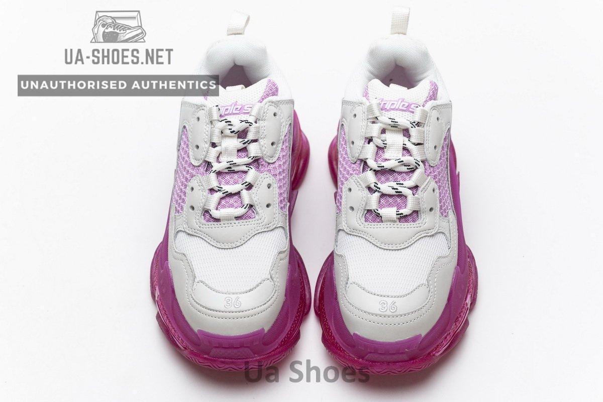 544351 W09O1 2281 Balenciaga Triple S White Pink - Image 5