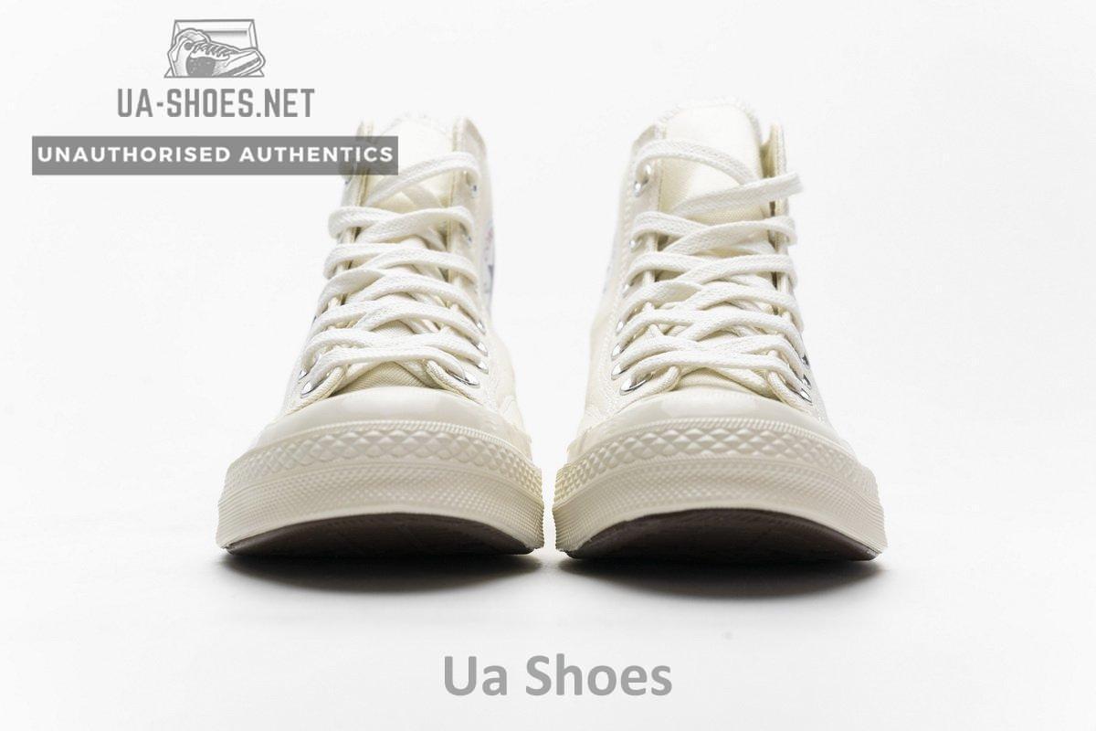 150205C CDG Play x Converse Chuck Taylor All Star 70 High Top - Image 4