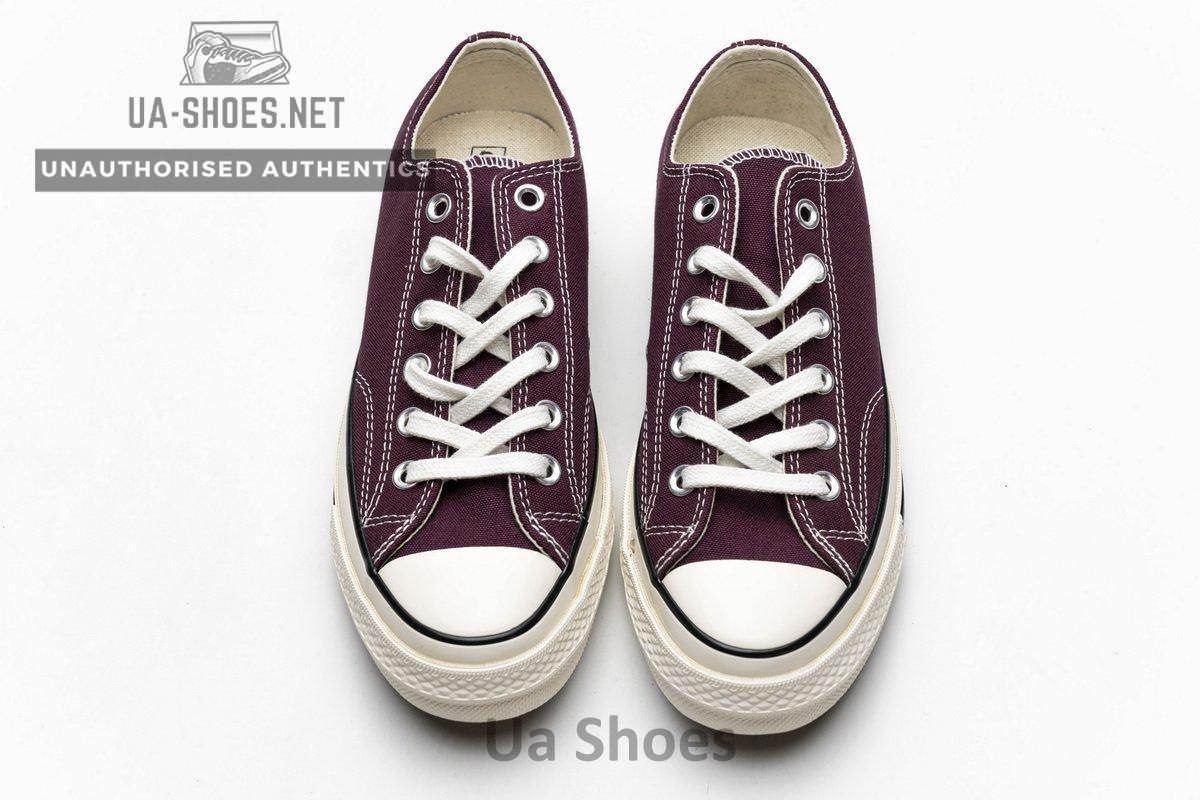 162059C Converse Chuck 70 OX Dark Burgundy Black Egret - Image 4