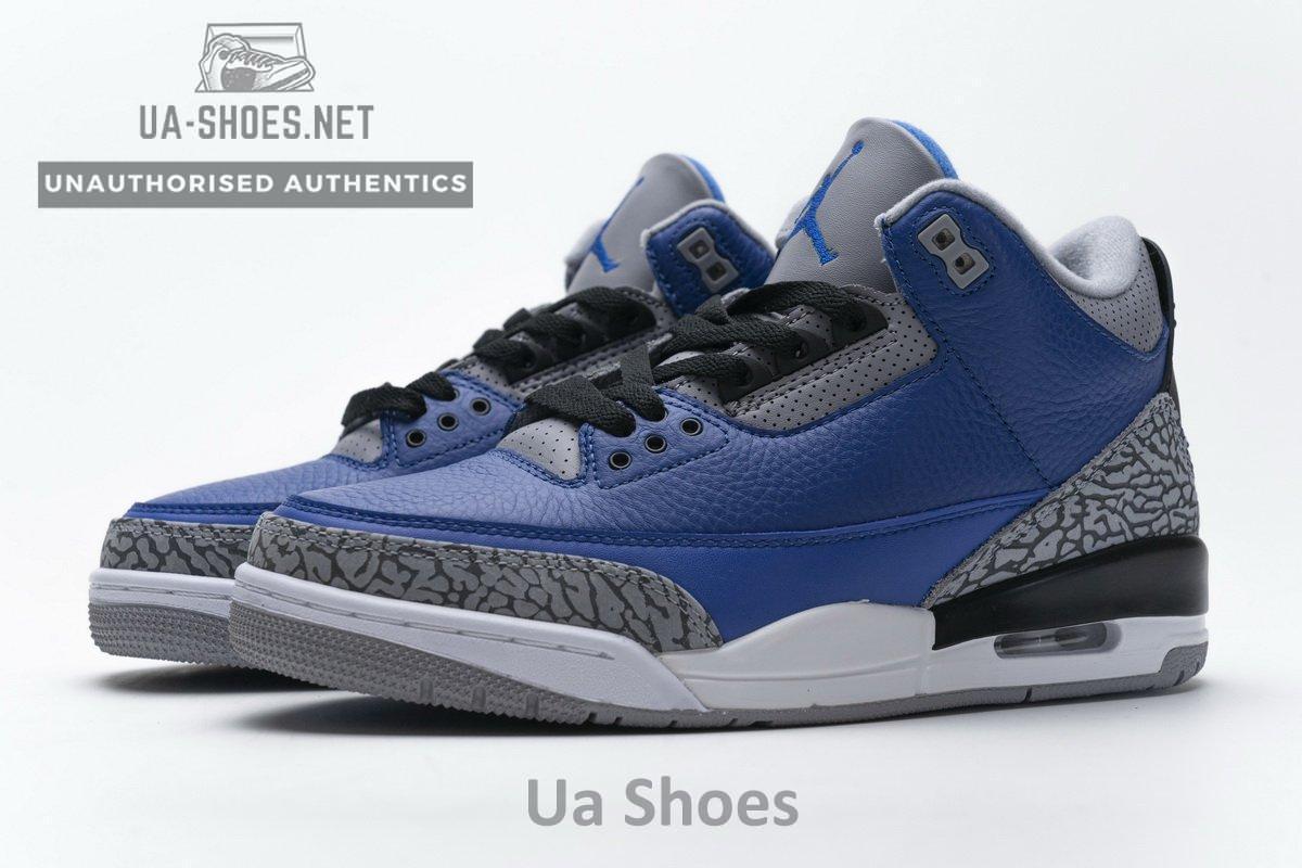 CT8532-400 Air Jordan 3 Retro -Varsity Royal - Image 6