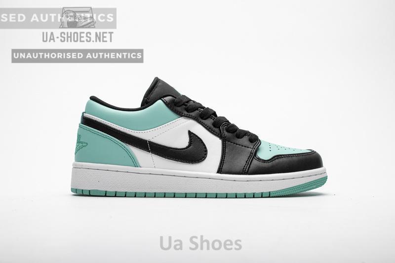 Air Jordan 1 Low Emerald Toe 553558-117 - Image 8