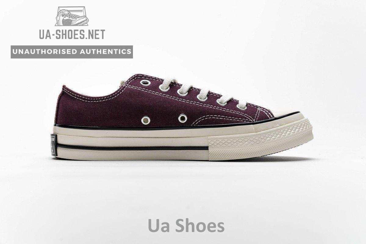 162059C Converse Chuck 70 OX Dark Burgundy Black Egret - Image 8