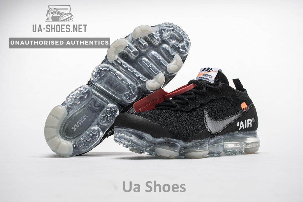 2018 1.0 AA3831-002 Off White x Nike Air VaporMax 2018 'Black White' - Image 6
