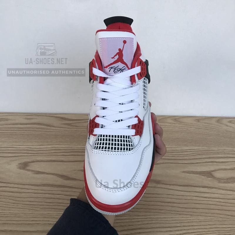 308497-110 Air Jordan 4 Retro Fire Red - Image 6
