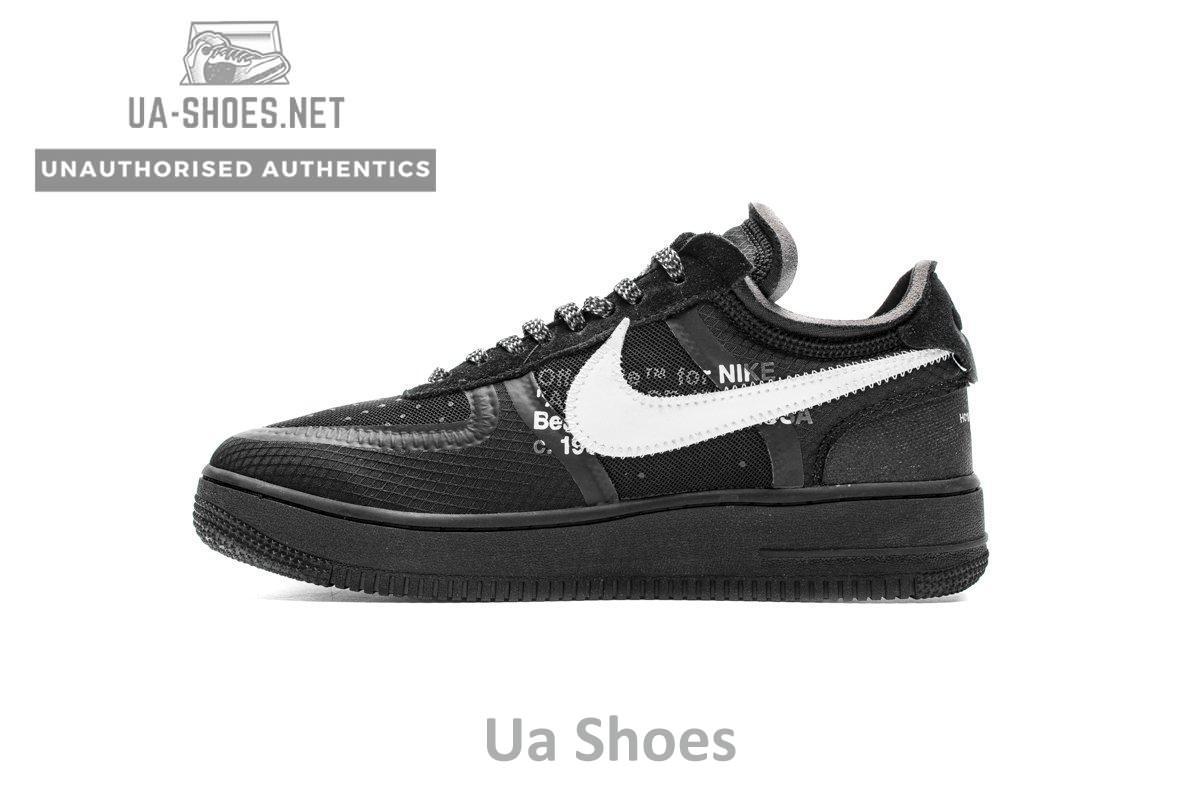 AO4606-001 OFF White X Air Force 1 Low Black