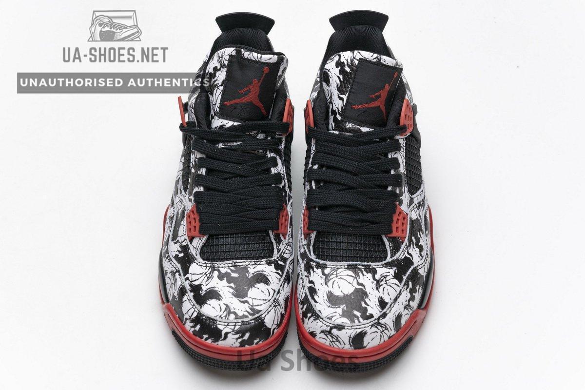 BQ0897-006 Air Jordan 4 Retro Singles Day Tattoo - Image 4
