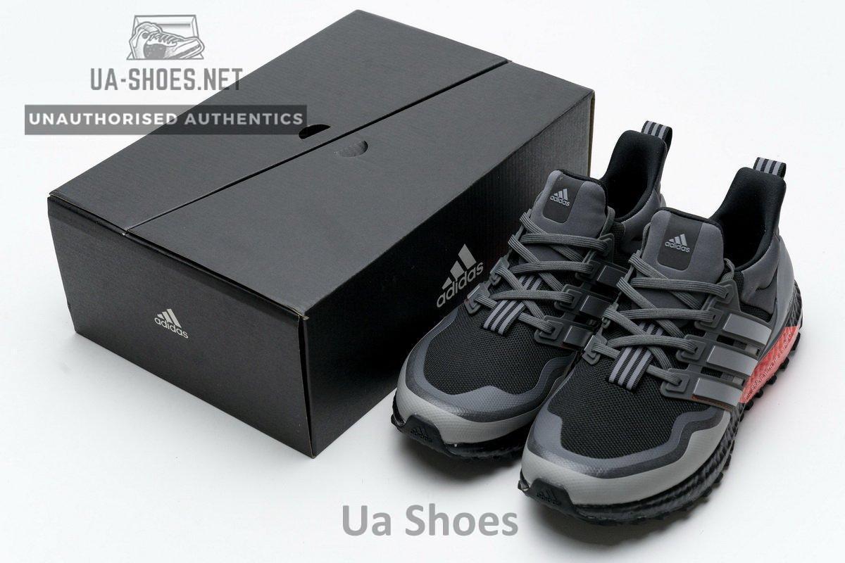 EG8098 adidas Ultra Boost All Terrain Black Grey Red - Image 6