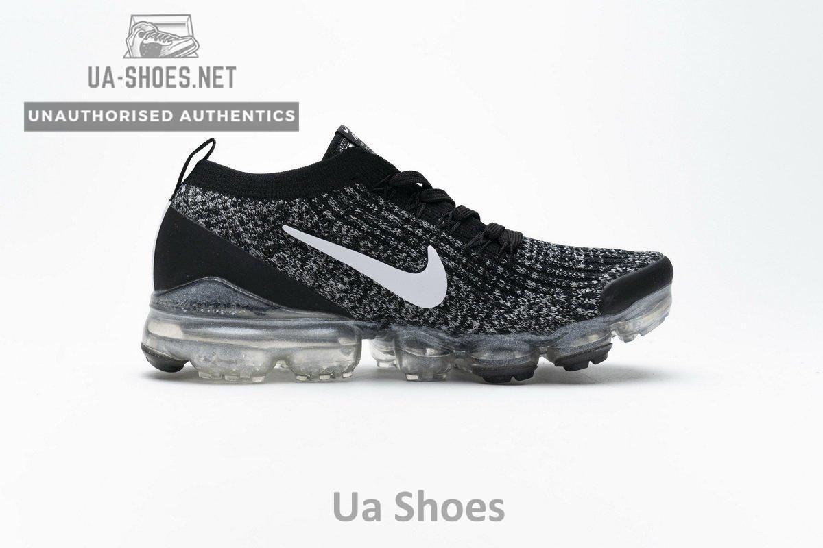 AJ6910-001 Nike Air Vapormax Flyknit 3 Black White - Image 2