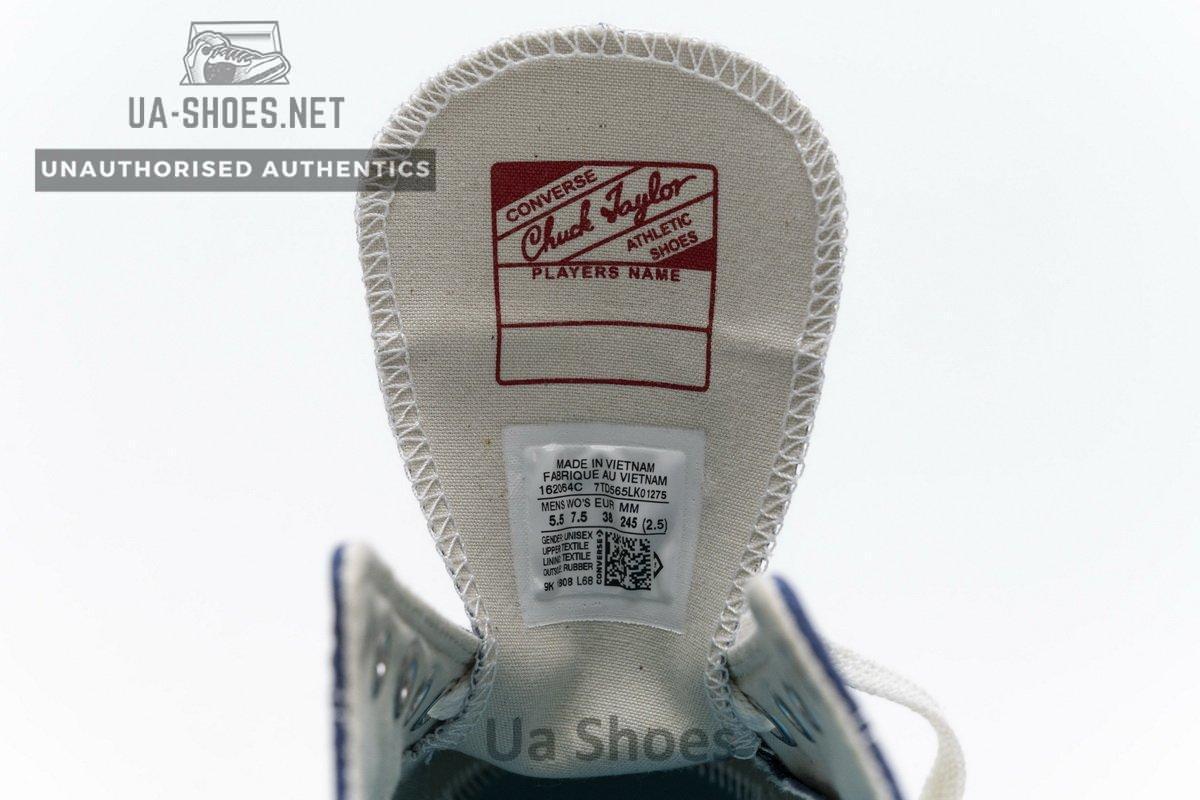 162064C Converse Chuck 70 OX True Navy Black Egret - Image 11