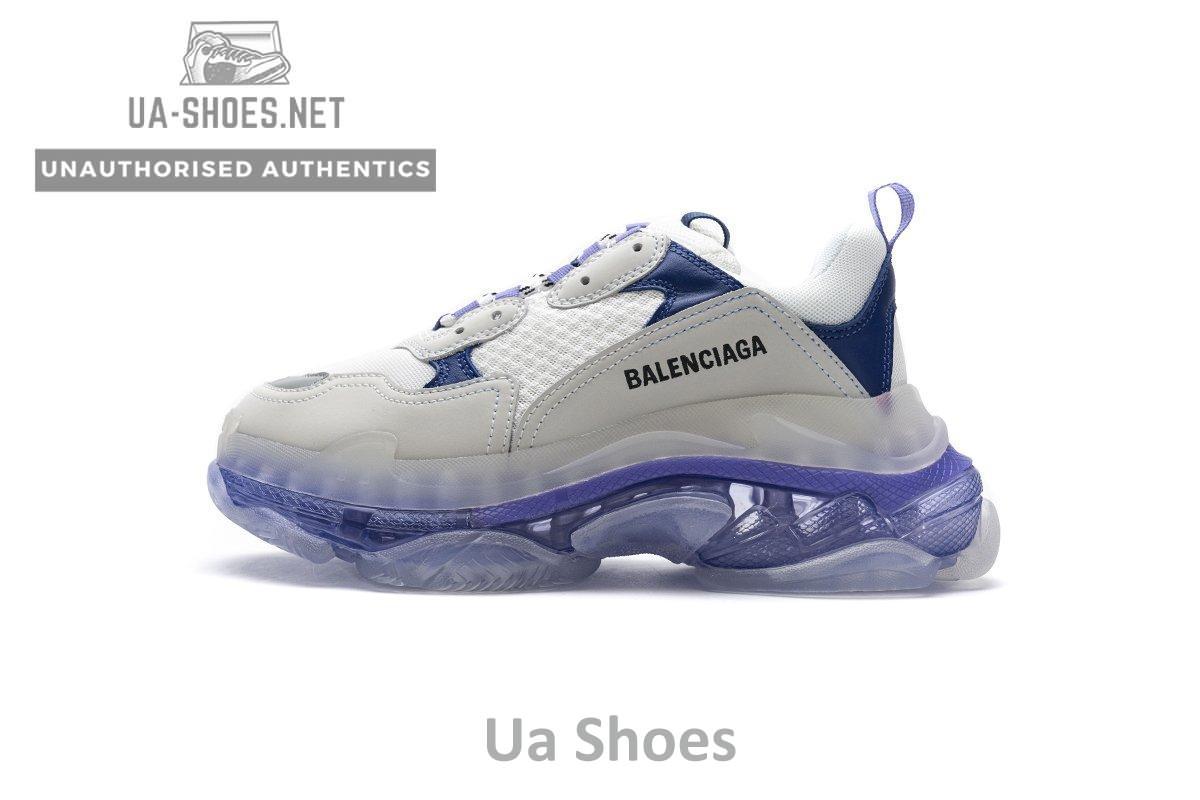 544351 W09E1 1322 Balenciaga Triple S White Purple